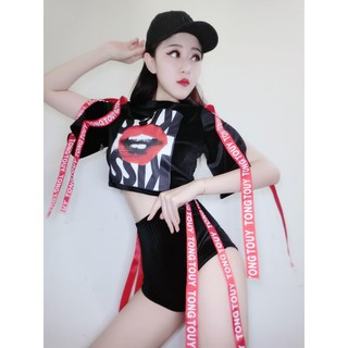 Set Đồ Biểu Diễn Nhảy Phong Cách Hip Hop Cho Nữ