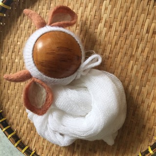 Combo nón và khăn quấn  newborn