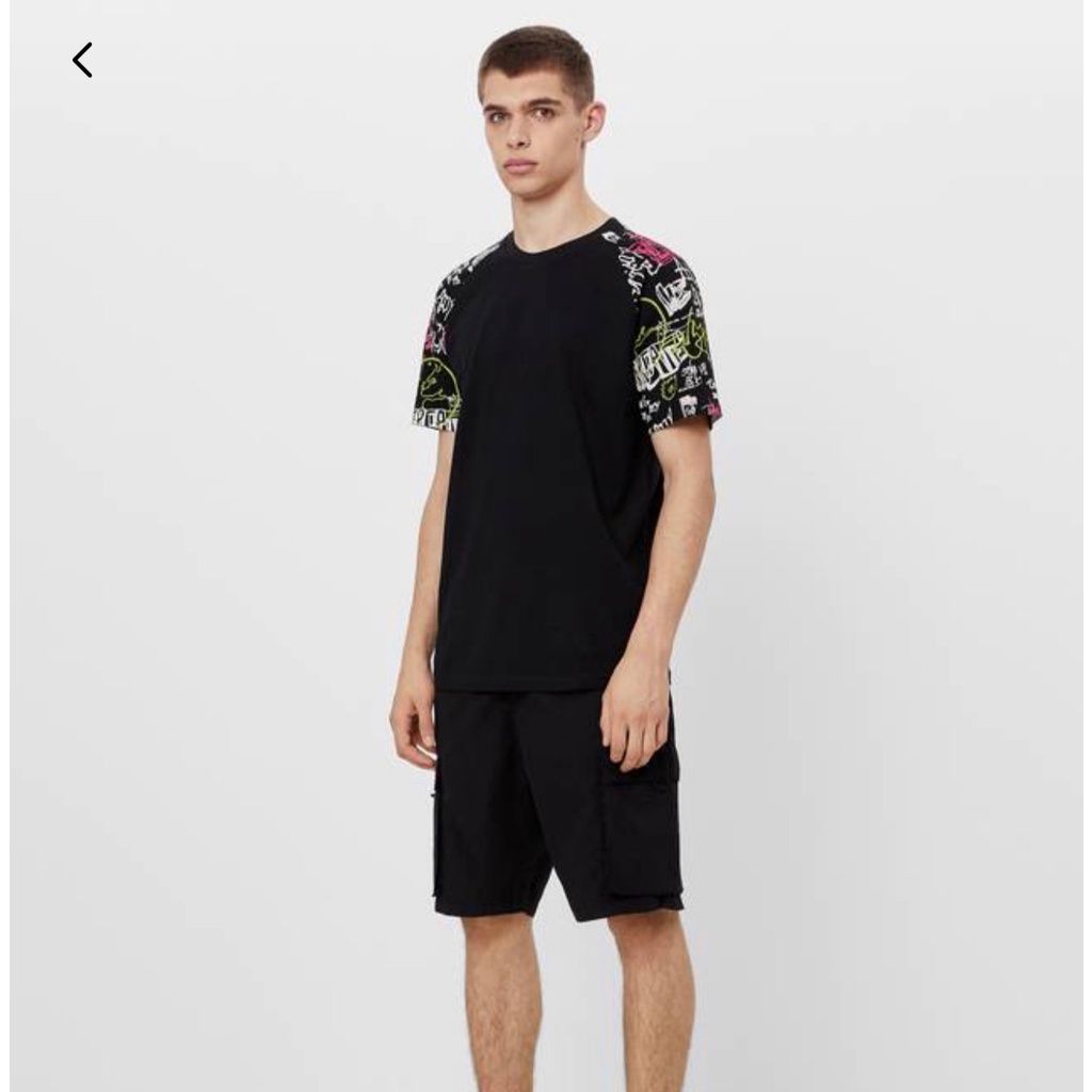 Áo Thun Nam Tay hoạ tiết cotton xuất dư form Unisex , Bigsize  - 3bros Quần Áo Xuất Khau