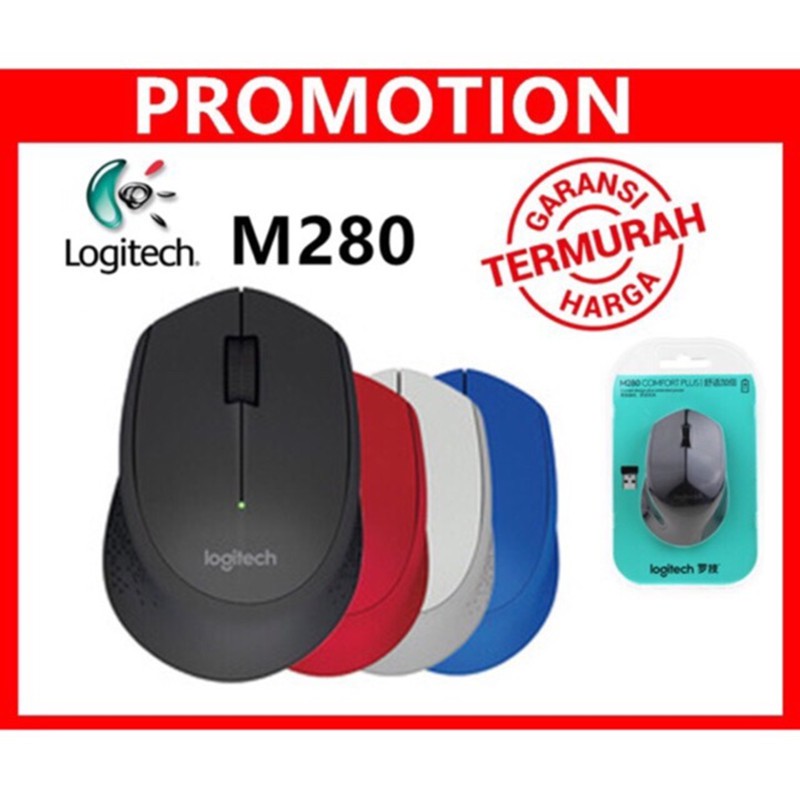 Chuột máy tính không dây Logitech M280 USB Nano 1000dpi 2.4GHz