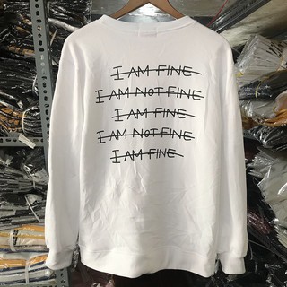 Áo nỉ Sweater "IMFINE"