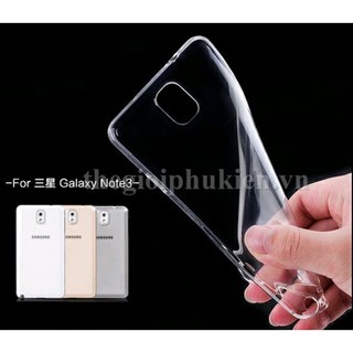 ốp lưng dẻo Galaxy Note 3 trong suốt