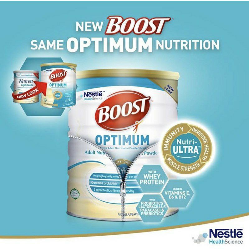 Sữa Nestle Boost Optimum lon 800g giúp phục hồi sức khỏe