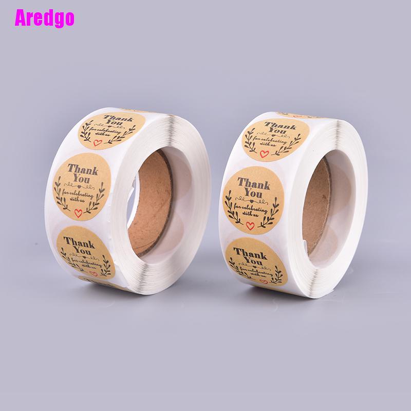 Cuộn 500 Sticker Chữ Thank You Dán Trang Trí