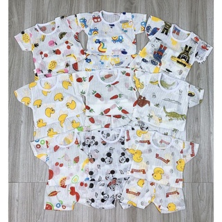 đồ cotton giấy cho bé combo 10 bộ