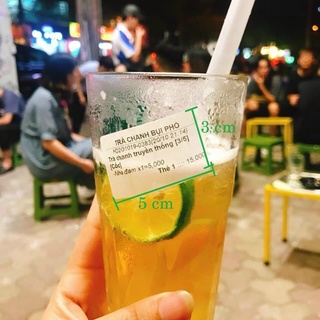 Tem trà sữa 50x30 - tem nhiệt in tem nhãn, in mã vạch, in tem phụ 50x30mm