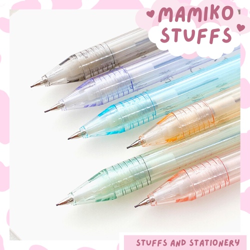 BÚT CHÌ BẤM TRONG SUỐT NGÒI 0.5 SIÊU XINH MINIMALIST