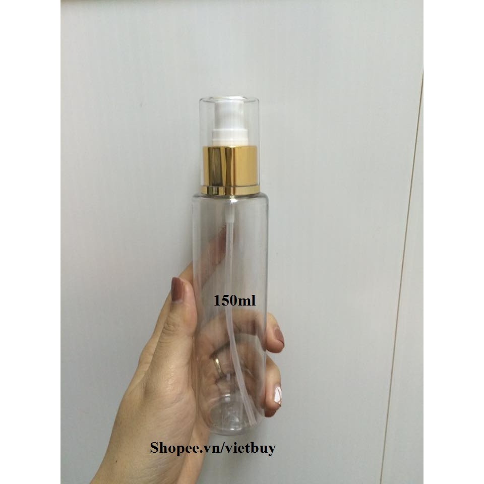 Chai nhựa trong phun sương 150ml