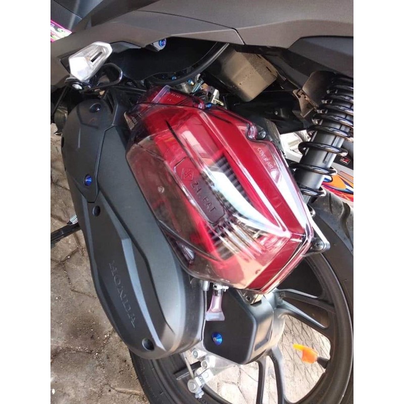 Bô E khói+lưới thép bô E K&amp;N hàng Zhi.pat gắn cho VARIO 2018/2021