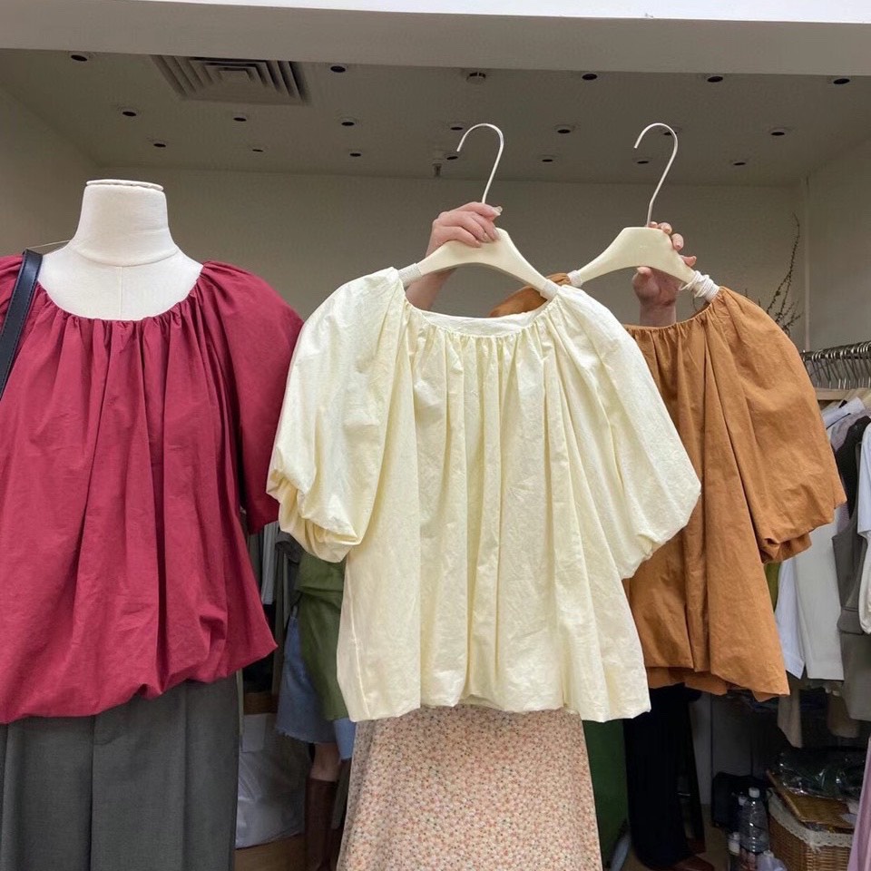 Áo Thô Hàn Tay Bồng Korean Style  - A139
