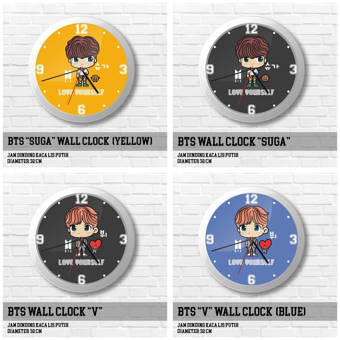 Đồng Hồ Treo Tường Bts Bt21 1 Độc Đáo