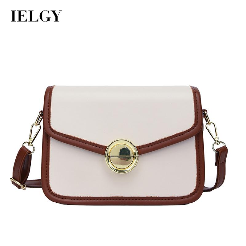 Túi Đeo Chéo Hình Vuông Nhỏ Màu Khối Cao Cấp Phong Cách Hàn Quốc Cho Nữ