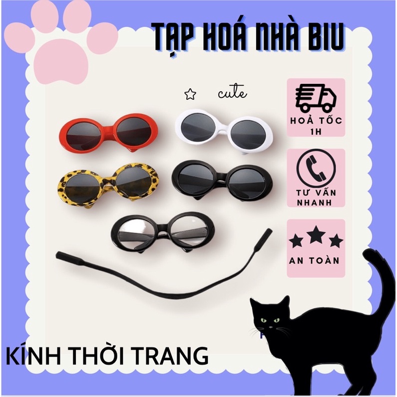 Kính mắt thời trang cho thú cưng