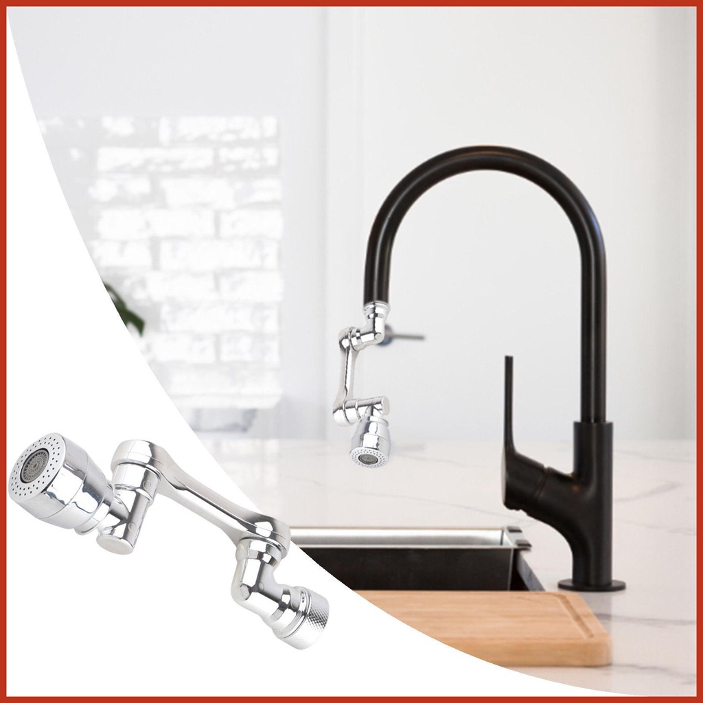 Đầu Vòi Nước Xoay 1080 Độ Mở Rộng Thiết Kế Thông Dụng Cho Nhà Tắm