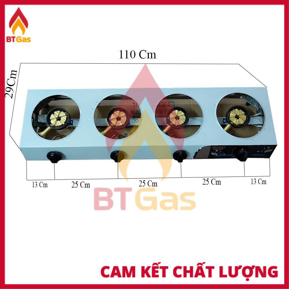 BẾP GAS BÁN CÔNG NGHIỆP KHÈ SOGO 4 LÒ GT-208S4