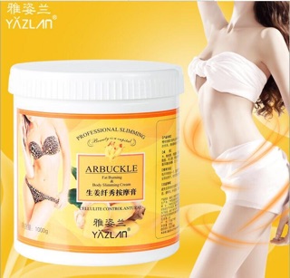 [1000ml] Kem tan mỡ tinh chất gừng tươi