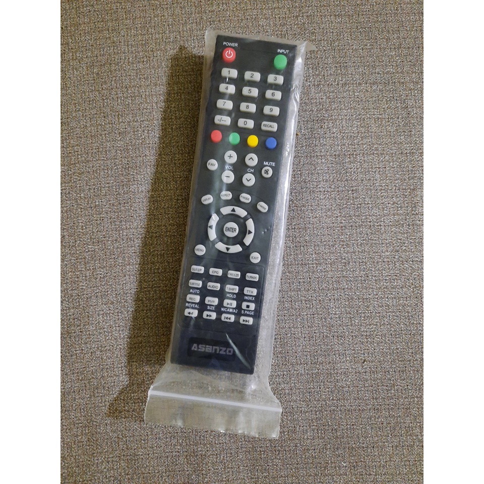 Remote Điều khiển TV Asanzo - Hàng mới chính hãng 100% Tặng kèm Pin!!!