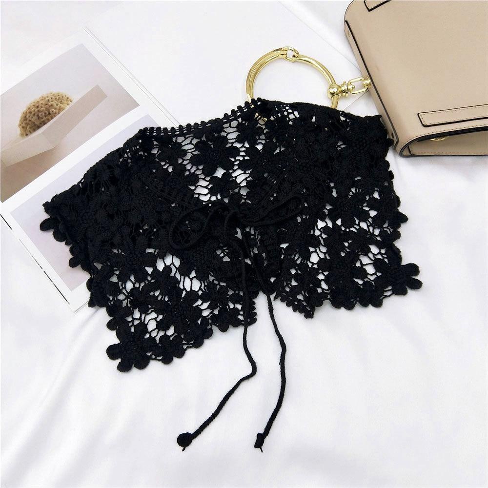 Cổ Áo Sơ Mi Giả Phối Ren Xinh Xắn Thời Trang Cho Nữ