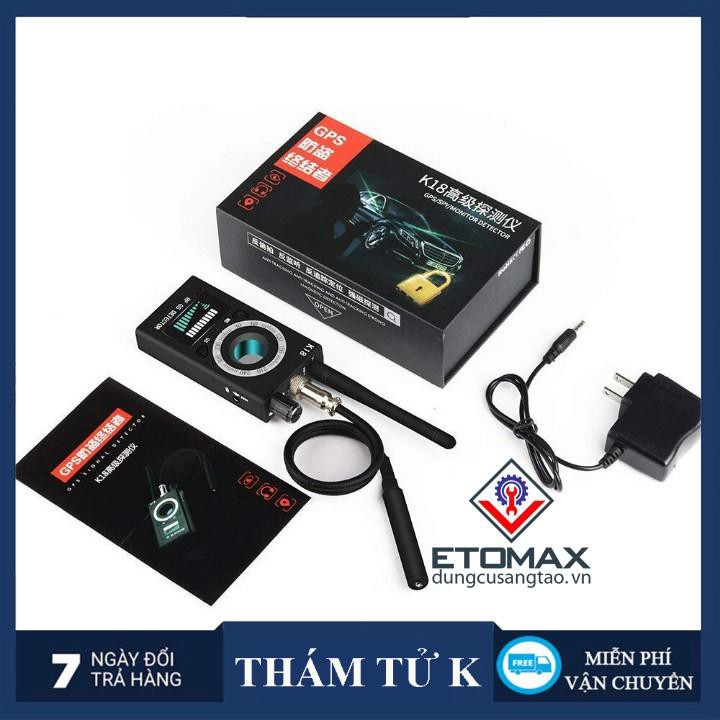 Máy phát hiện nghe lén, định vị GPS K18 Detector