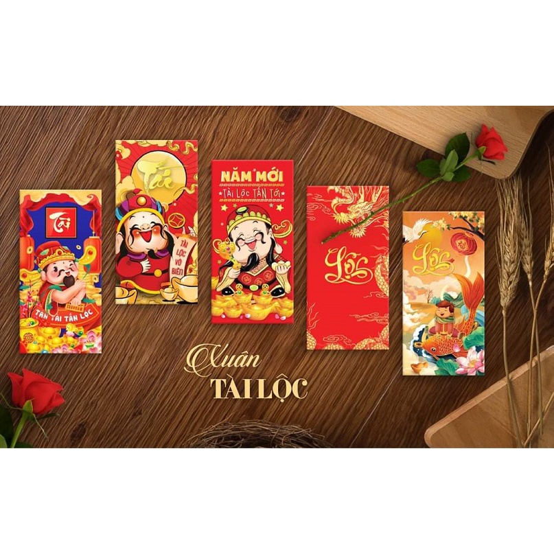 10 BAO Lì Xì TỰ CHỌN TẾT NHÂM DẦN 2022 RẺ ĐẸP MỚI NHẤT - NHÌU MẪU LỰA CHỌN , MẪU MỚI HOTREND - BLX2