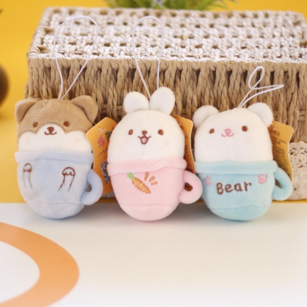 Móc Khóa Hình Gấu Nhồi Bông Đáng Yêu