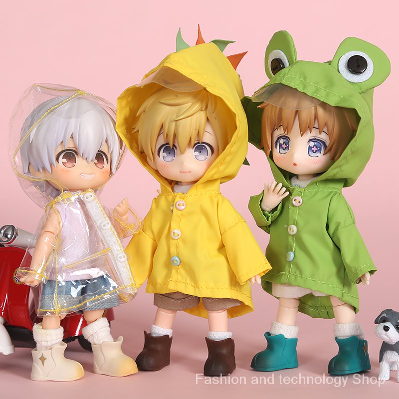 Giày Bốt Đi Mưa Cho Búp Bê ob11 XINGX