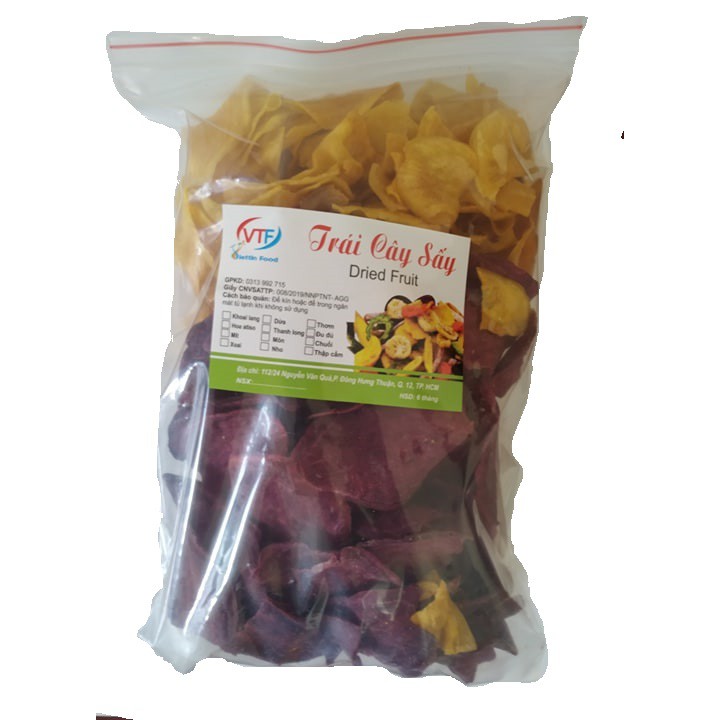 500G KHOAI LANG VÀNG + TÍM SẤY MẬT ONG