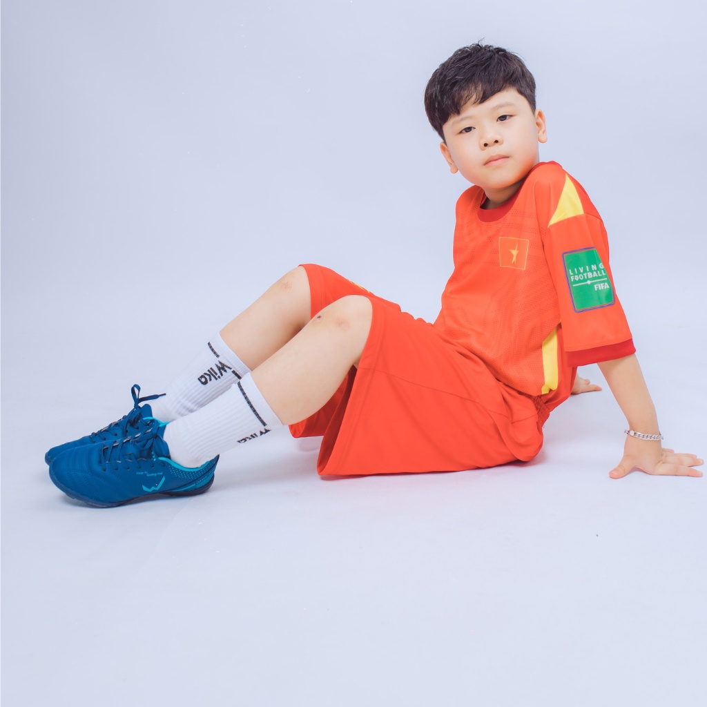 [Hàng Mới Về] Giày Đá Bóng Trẻ Em Wika Qh19 Neo Kid Chính Hãng Chất Liệu Da Microfiber Cao Cấp, Mềm Mại  ...
