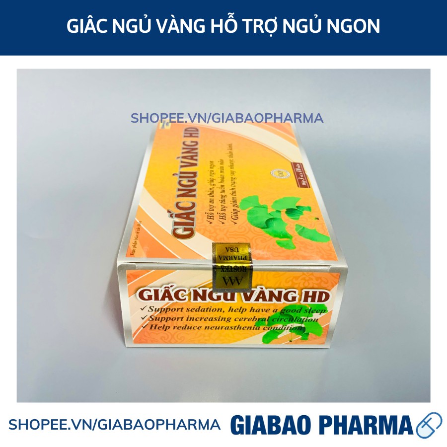 Viên uống GIẤC NGỦ VÀNG HD hỗ trợ thần kinh, giúp ngủ ngon | BigBuy360 - bigbuy360.vn