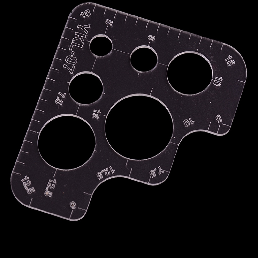 1 Thước Đo Góc Tròn Bằng Nhựa acrylic Làm Đồ Thủ Công DIY