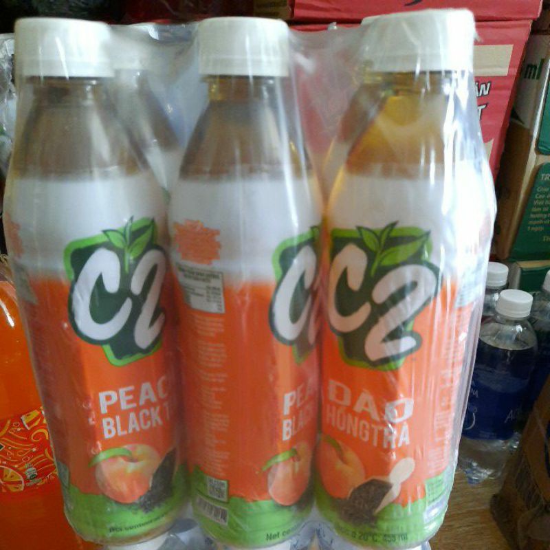1 lốc C2 đào hồng trà