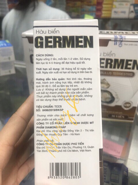 Hàu biển germen-bổ thận tráng dương