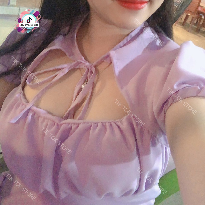 Đầm tay phồng, váy đũi (có mút, có dây kéo) TIK TOK STORE | BigBuy360 - bigbuy360.vn