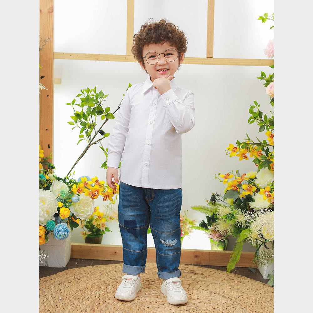 Quần jeans phối gấu bé trai LK0016 - Lovekids