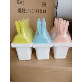 Khuôn kem việt nhật 4 que tai thỏ