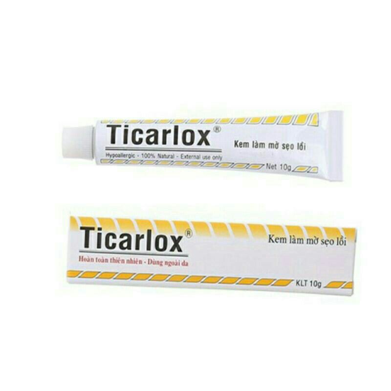 Bôi mờ sẹo Ticarlox hàng chính hãng(10g)