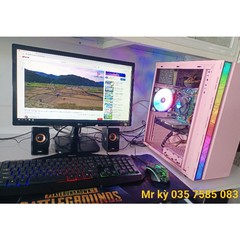 Bộ PC Gaming Led/ Core i5/ Ram 8G/ GTX 650/Màn hình 22in