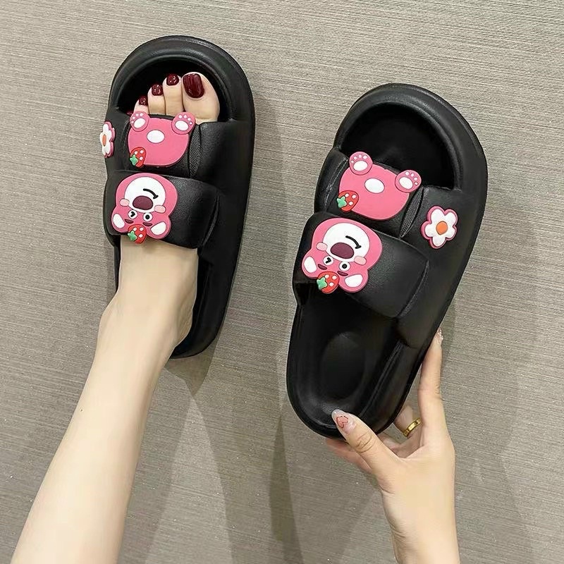 Dép bánh mì nữ, dép đế độn siêu nhẹ chất liệu EVA size kép 36-41