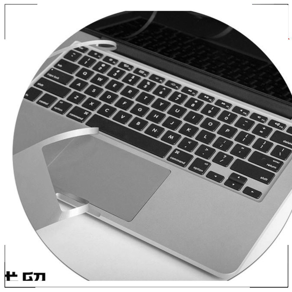Miếng dán kê tay + Tracpad Macbook JRC- Silver ( đủ dòng) -