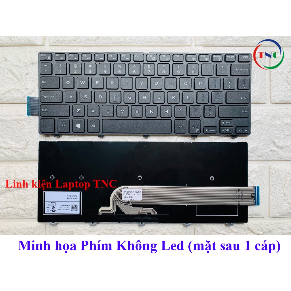 Bàn phím Laptop Dell 5447 5448 5442 5445 Backlit có đèn LED / Không Led Dell Inspiron 14 5000 series