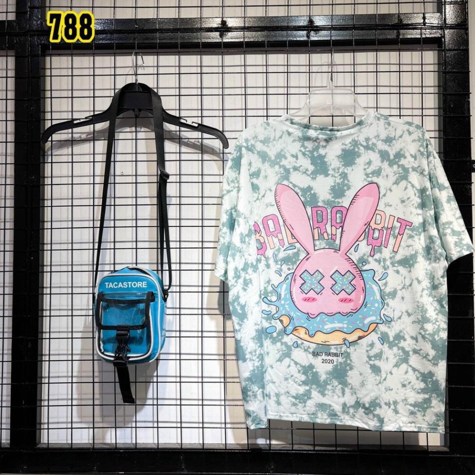 Áo Thun Loang - Áo Phông Loang Nam Nữ Tay Lỡ Unisex - Hot Trend Hàng Cao Cấp Loại 1, Vải Thun Lạnh 4C Đầu Thỏ Rabbit
