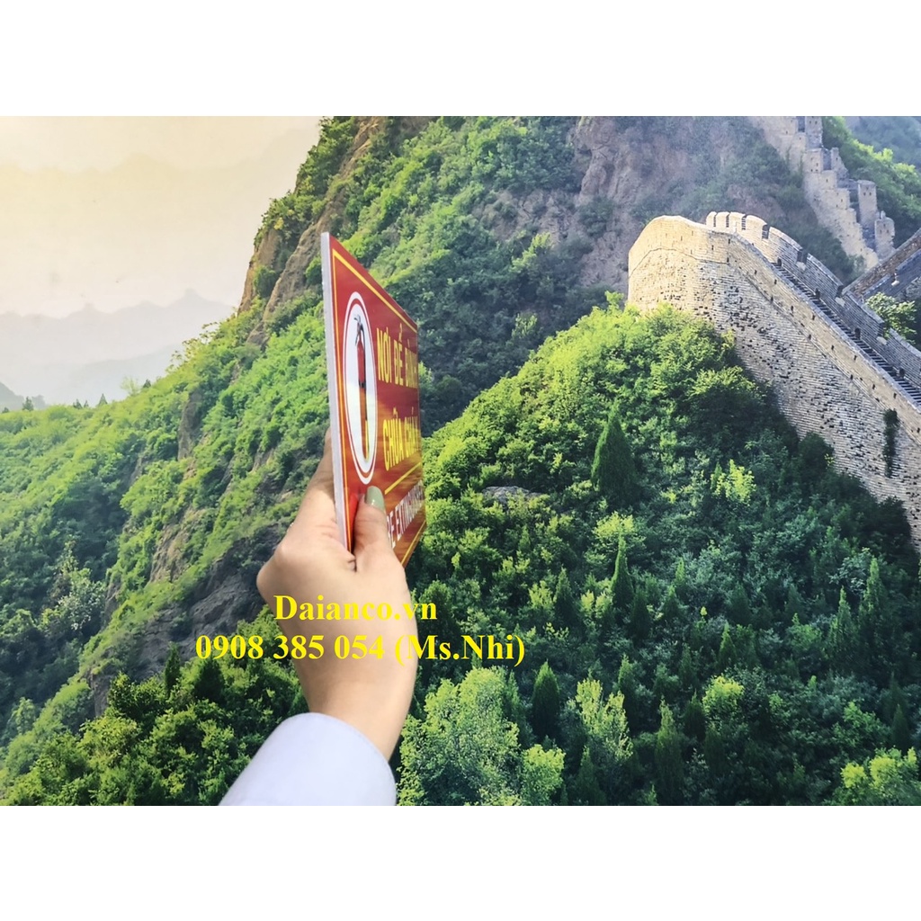 Biển báo hướng dẫn nơi để bình chữa cháy- Hàng sẵn, hình thật