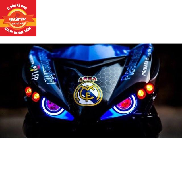 Bộ Mắt Cú Lắp Ex150 và Ex135, Winner V1 Bao Gồm khuôn Nhựa + 2 Đèn U7 + 4 Đèn Cúc Áo