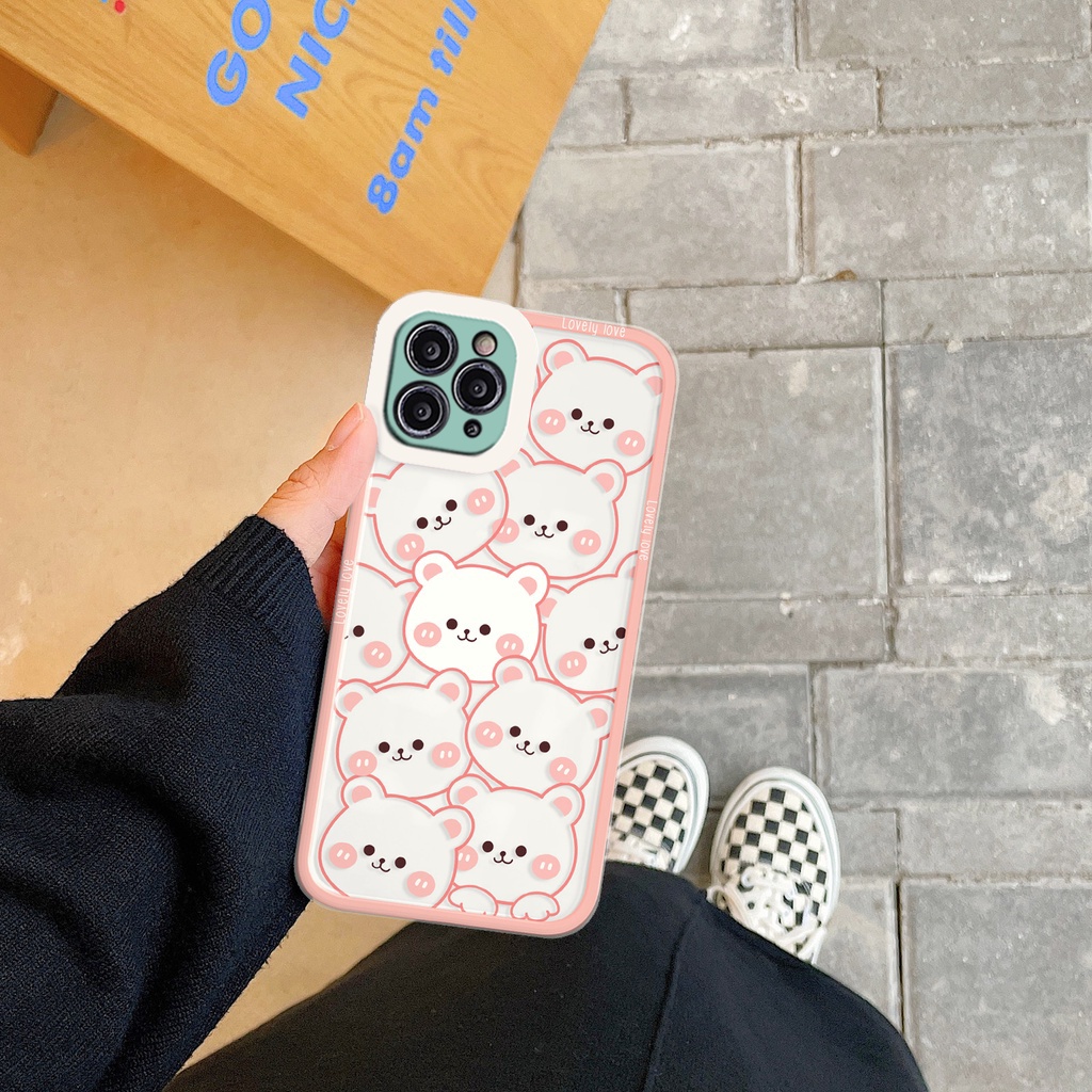 Ốp lưng iphone Cute Sweet cạnh vuông 6/6plus/6s/6splus/7/7plus/8/8plus/x/xr/xs/11/12/13/pro/max/plus/promax