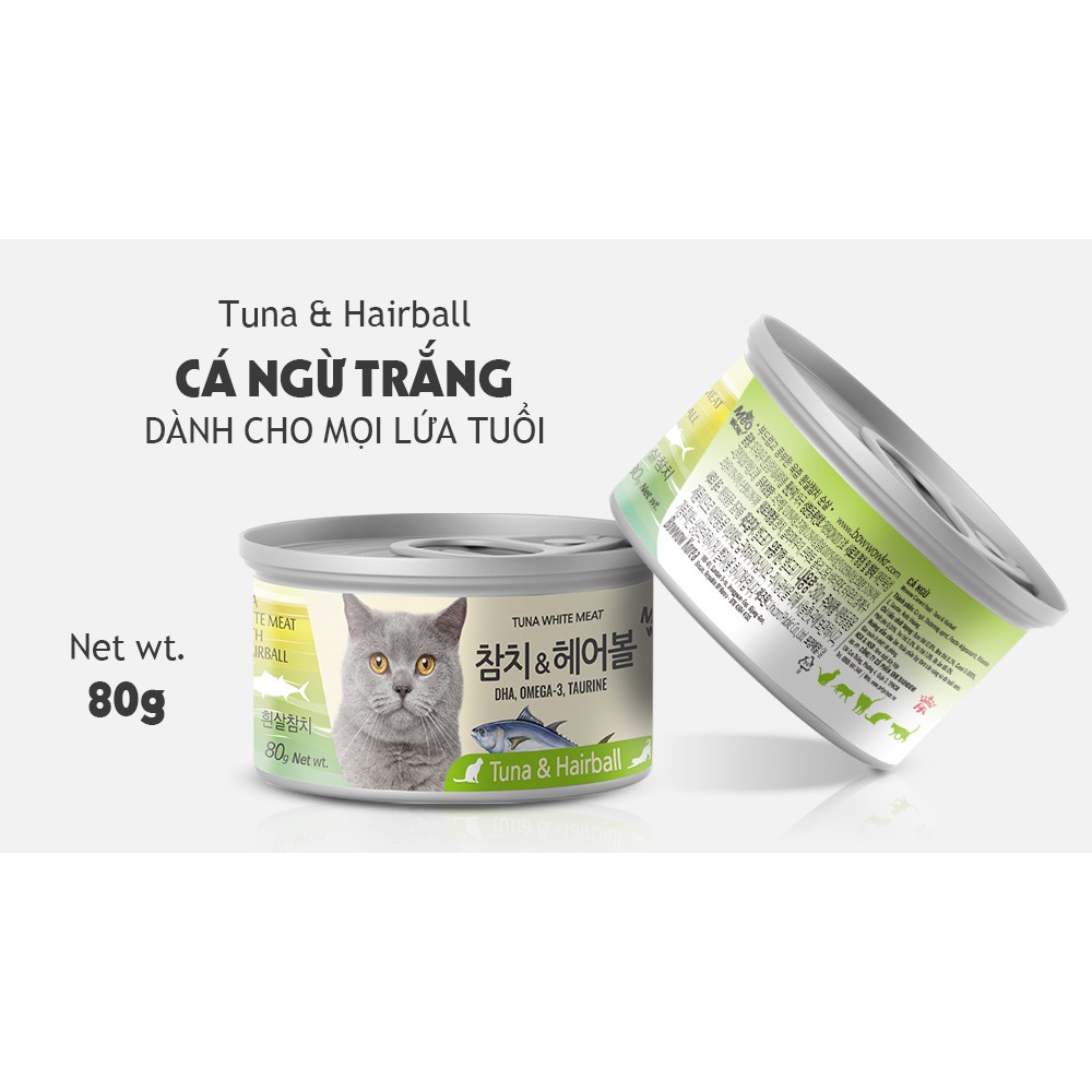 SÚP CÁ NGỪ TRẮNG ĐÓNG HỘP CHO MÈO - 80g - MeoWow