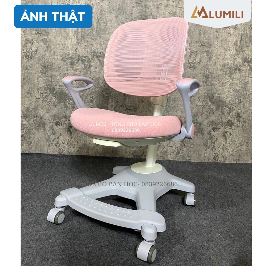 Ghế chống gù cao cấp thiết kế công thái học tiêu chuẩn DS1 điều chỉnh 3 chiều có chốt vặn điều chỉnh