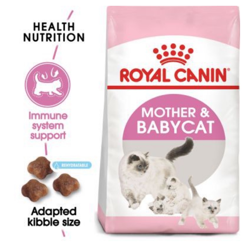 Hạt Thức Ăn Khô ROYAL CANIN BABY Cao Cấp Cho Mèo Mẹ Và Mèo Con Dưới 4 Tháng Tuổi - MỜ MẬP PETSHOP– Túi Chiết 1KG