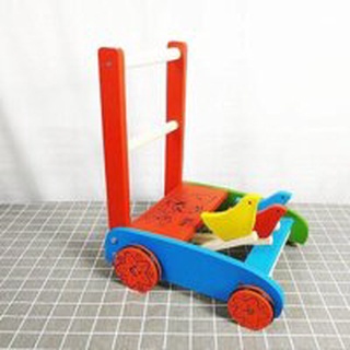 XE TẬP ĐI 3 CON GÀ BẰNG GỖ CHO BÉ