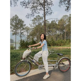 Quần thô suông chun sau 516