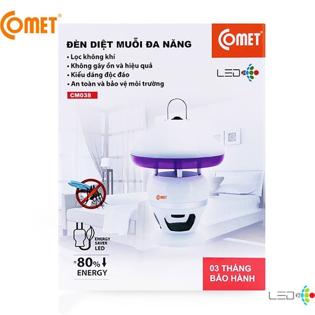 Đèn diệt muỗi đa năng COMET CM038